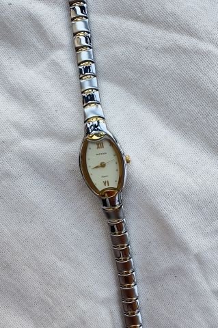 Gold-Gümüş Rengi Vintage Saat