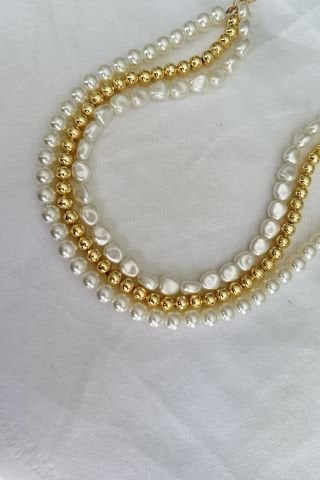 Gold- inci Çoklu Kolye