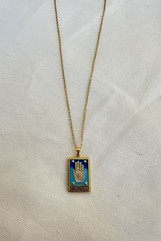Çelik Fortune Tarot Kolye