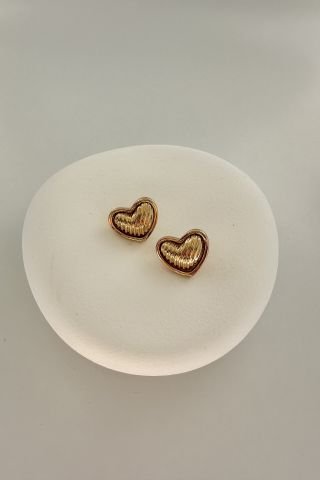 Gold kalp Küpe