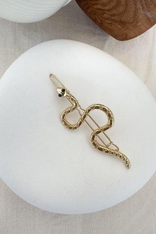 Gold Metal Yılan Toka