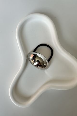 Silver Büyük  Bombeli Lastik Toka