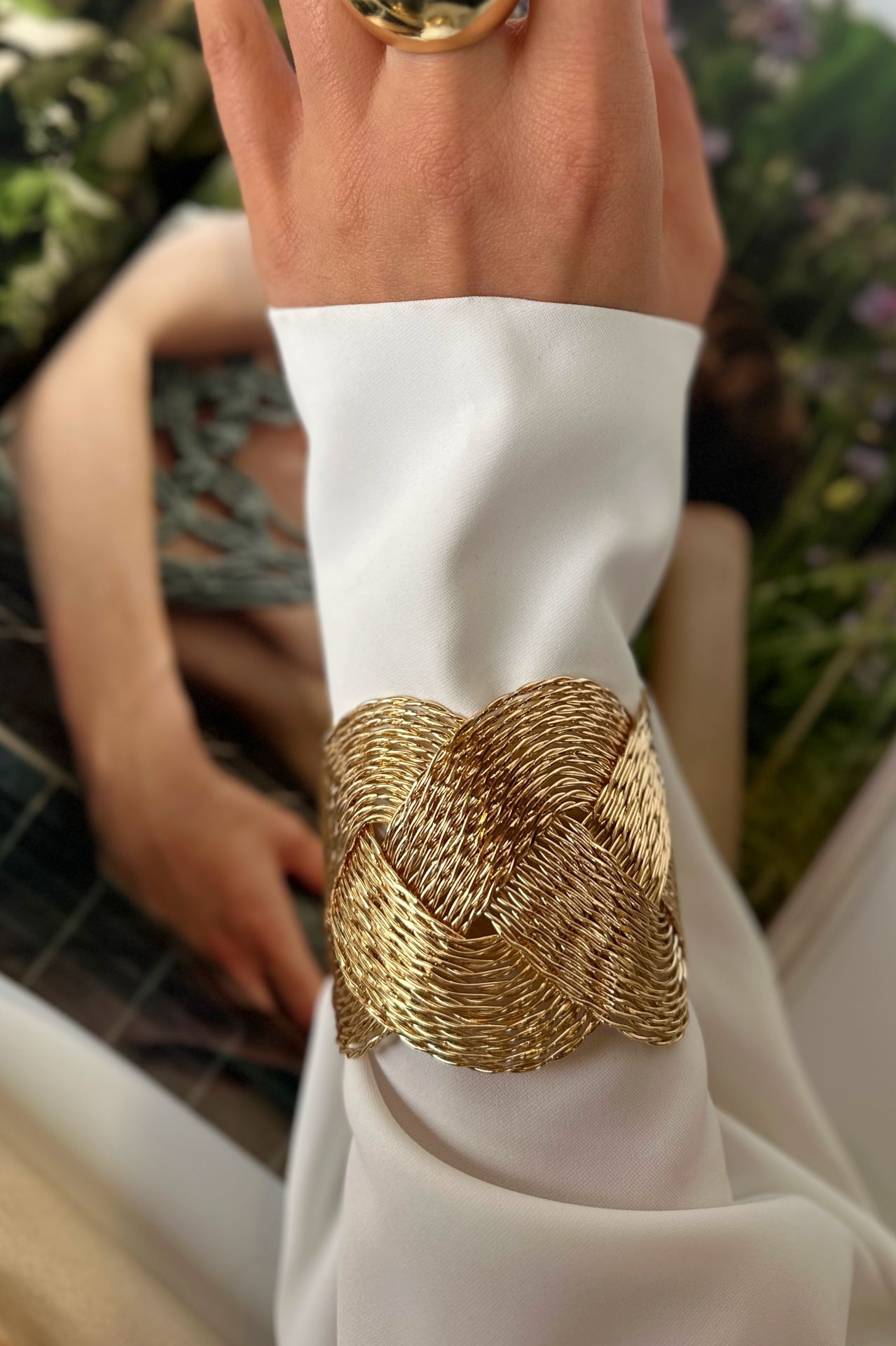 Gold Örgü Kelepçe