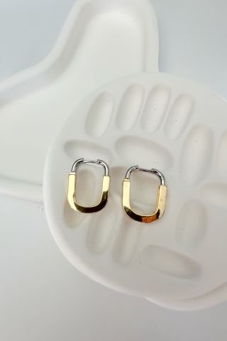 Silver Gold Vip Seri Küpe