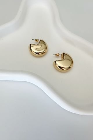 Gold Balon Tasarım Küpe