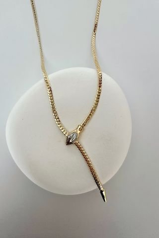 Gold Yılan kolye