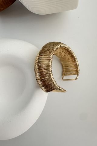 Gold Tel Kelepçe