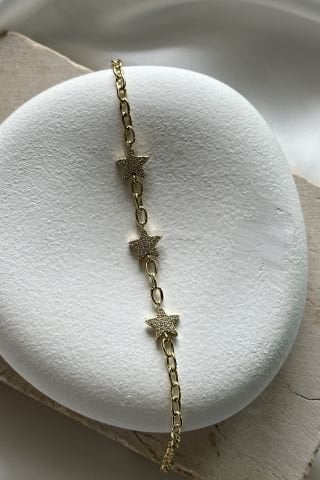 Gold Yıldız Xuping Bileklik