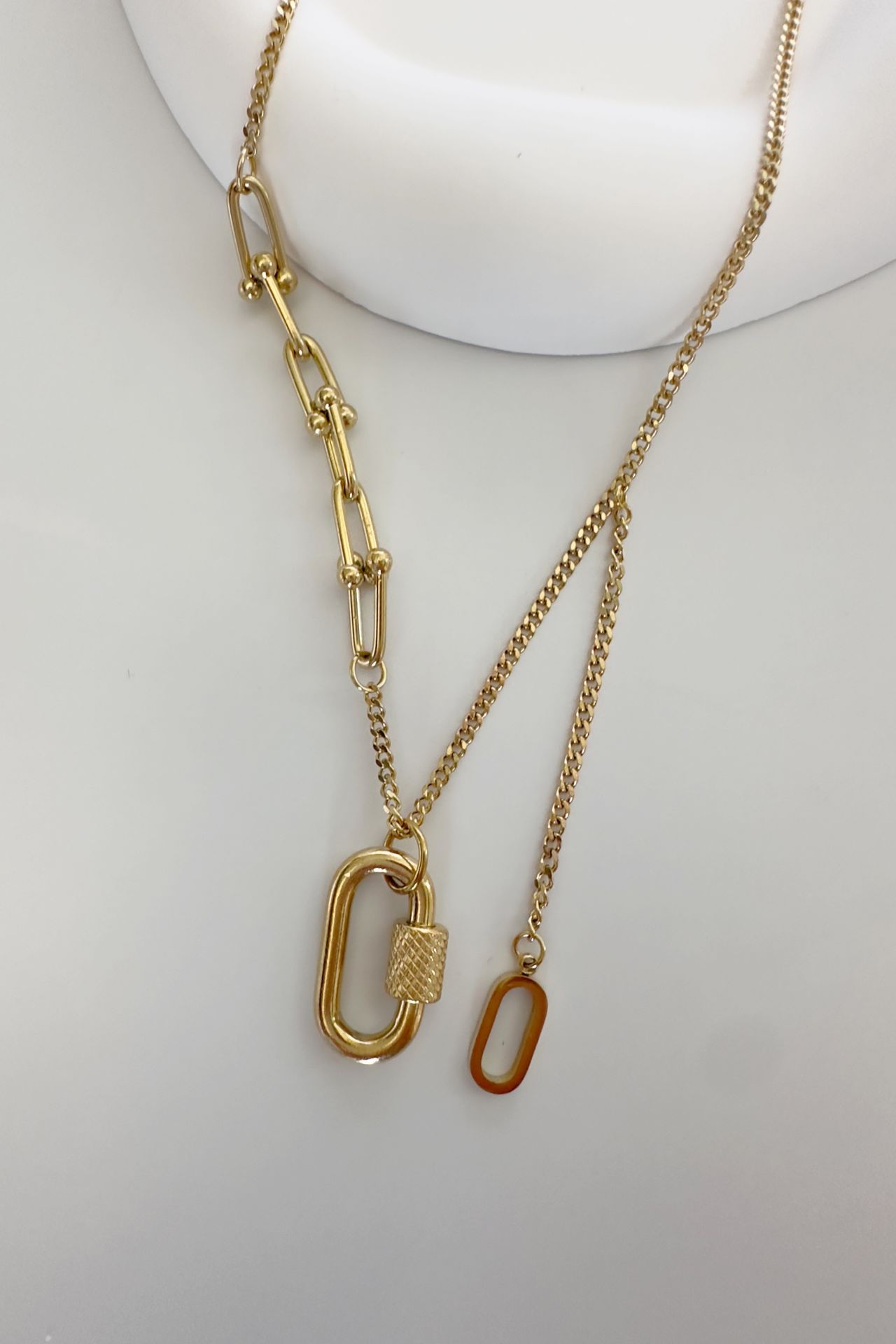 Çelik Gold Kolye