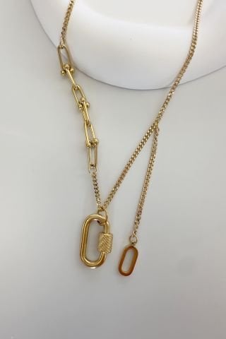 Çelik Gold Kolye