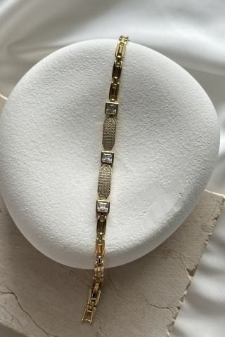 Gold Xuping Taşlı Bileklik