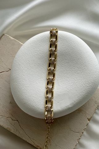 Gold Xuping Taşlı Bileklik
