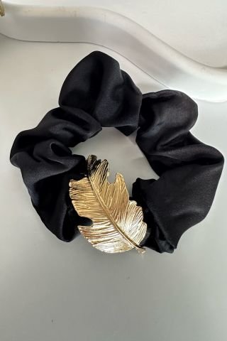 Siyah Gold Tüylü Simit Toka